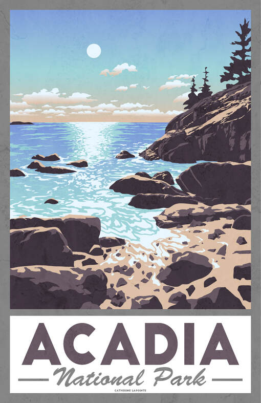 National Park Travel Poster
