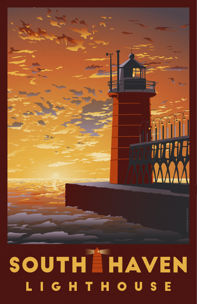 South Haven Travel Poster